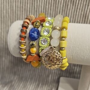Plunder Colorful Beaded Bracelet Set